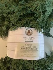 *NEW* My Texas House 9ft Natural Feel Christmas Garland
