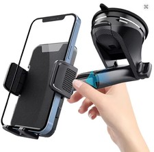 Car Phone Holder Mount 2-IN-1 Handsfree Stand Phone Holder for Dashboard 