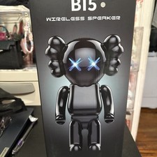 B15 Wireless Bluetooth Speaker 15" Gold Chrome Eyes Lights Up