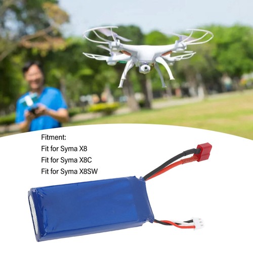 2000mAh RC Drone Lipo Akku 25C 7.4V Tery Ersatz Für X8 X8C X8S VK - Zdjęcie 10 z 23