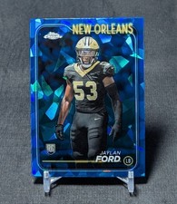 Jaylan Ford Rookie RC 2024 Topps Chrome Sapphire Card #269 New Orleans Saints