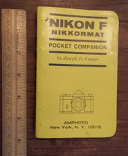 1967 Nikon F Nikkormat Pocket Companion Yellow Cover - 1st page is loose