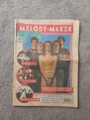 Melody Maker Newspaper February 8th 1992 Thousand Yard Stare Cover Nirvana Live