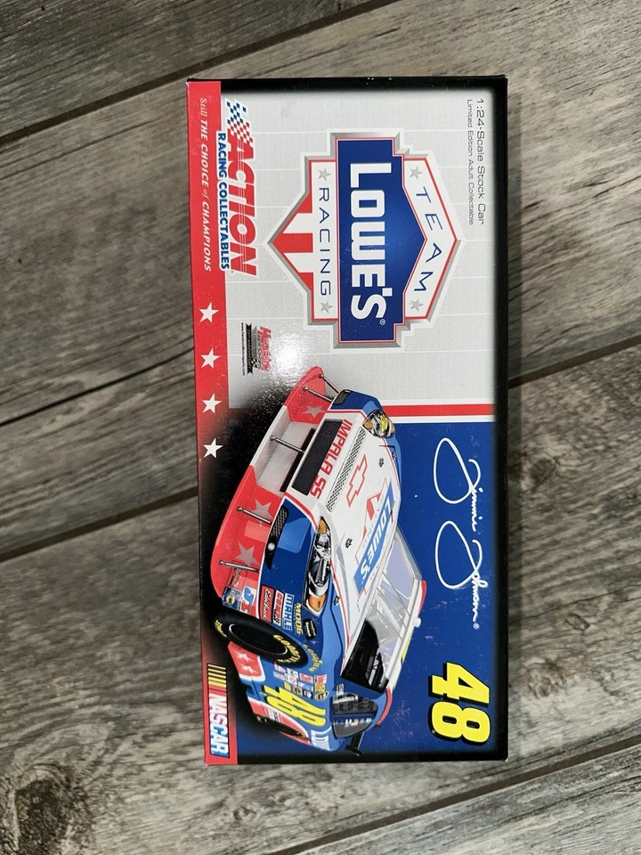Jimmie Johnson Diecast Car Lowe’s Memorial Day 2009 Impala SS 1:24 NASCAR. NEW - Image 2 of 4