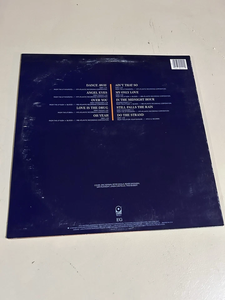 Roxy Music The Atlantic Years 1973-1980 Vintage Vinyl Record LP 1983 - Image 2 of 4