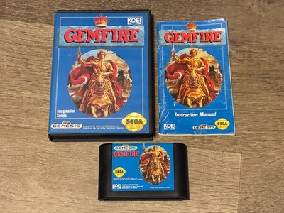 Gemfire Sega Genesis Complete CIB Cleaned & Tested Authentic