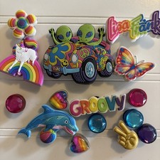 Lisa Frank Authentic Crocs Jibbitz Shoe Charms Lot Of 15