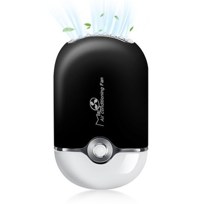 mlogiroa Lash Fan Mini Small (1.18 in x 2.7 x 4.7 in), Black 