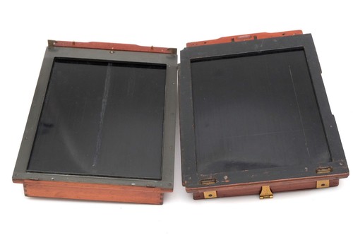 SELTEN R.J. Beck Frena 5x7 Antik Mahagoni und Messing Kamera Film Halter - Bild 5 von 6