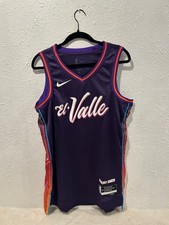 NWT Nike Phoenix Suns El Valle City Edition Jersey Men's M 44 Purple Orange Blue