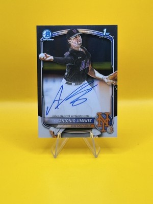 2025 Bowman Draft - Chrome Prospect Auto Antonio Jimenez #CPA-AJ (AU, RC)