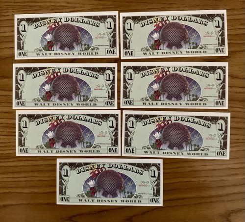 2000 1 $ Disney Millenium Dollars Mickey Mouse Walt Disney World - UNC - Bild 2 von 2