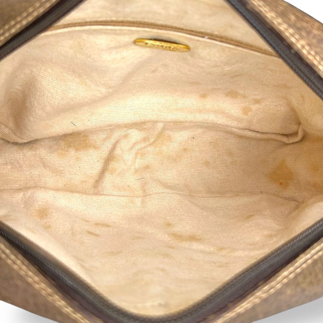 Rare GUCCI Shoulder Bag PVC GG Pattern Beige Japan C-251116-16 thumbnail 19