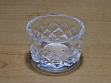 Branded Waterford Clear Crystal Open Salt Cellar 1-1/2" x 2"