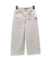 Democracy Jeans Wide Leg Ankle Length High Rise Ab Technology Color Birch Size 8