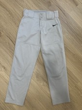 Nike Vapor Select Baseball Pants Gray Youth Boys M Medium NWT BQ6440-052