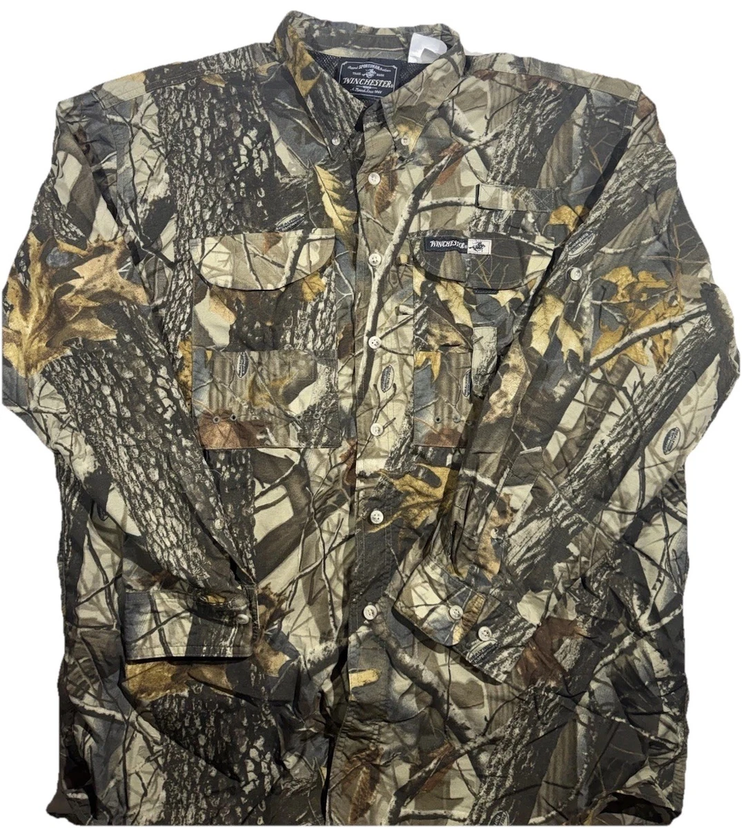 T-shirt Manches Longues Realtree Camouflage - Homme Taille M, Pour La Chasse