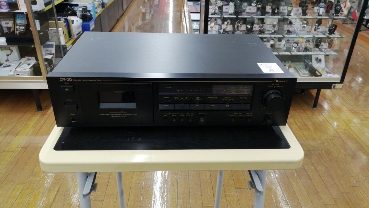 h*y様 Nakamichi CR-30 カセットデッキ Nakamichi CR-30 Vintage Cassette Deck Japan Tested Audio For Parts