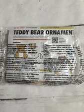 Home Depot Teddy Bear Ornament Kids Workshop Craft Kit Holiday 2025 Pin Included