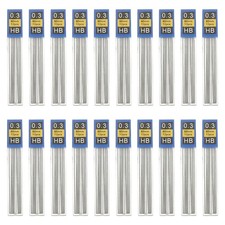 480Pcs 0.3 mm Mechanical Pencil Lead for Writing, Black