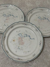 International China Marmalade Goose Bows Plate Japan Stoneware 8856 11”