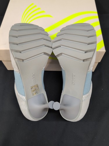 Sneex The Icon Wide Elastic Strap Slip On Sneaker Heels US 6 Ice Blue (81361) - Picture 6 of 11