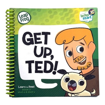 Leap Frog Leap Start 3D Get Up Ted! Learn to Read Book 2 Short E & U