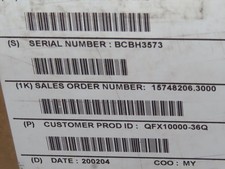 Juniper QFX10000-36Q 36-Port 40G QSFP / 12-Port 100G QSFP28 Switch Line Card NOB
