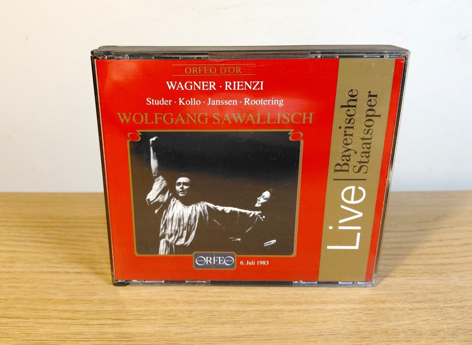 Wagner Rienzi Wolfgang Sawallisch Orfeo 3 CD *LIKE NEW*