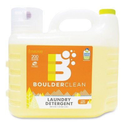 Boulder Clean 003038EA 200 oz Liquid Laundry Detergent - Citrus Breeze New