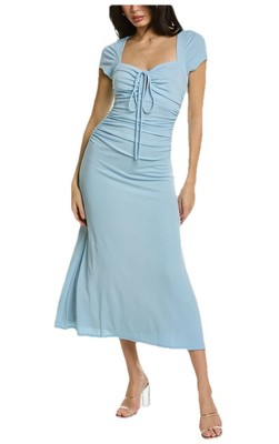 Cinq à Sept Janis Short Sleeve Dress Powder Blue Womens Size 8 NWT