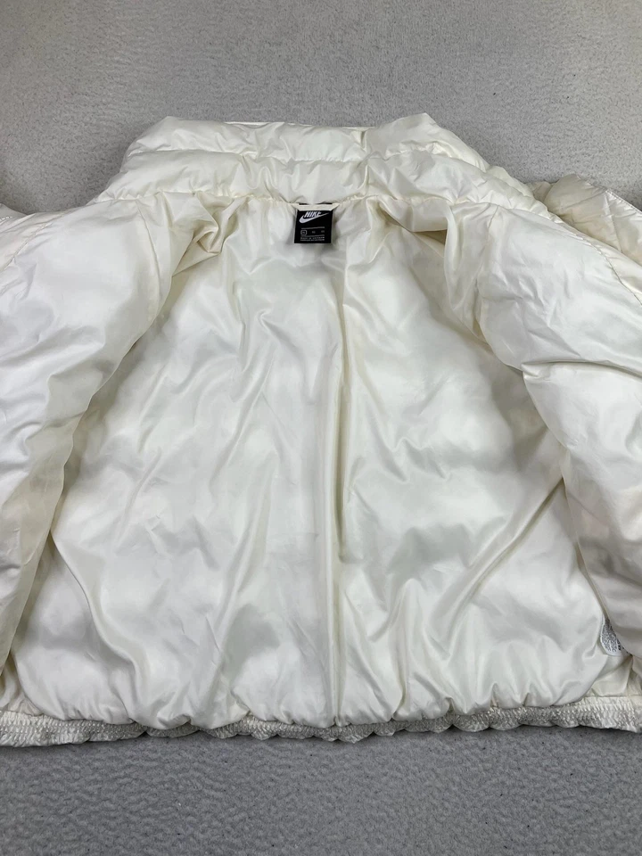 Nike Jacket Womens XL White Puffer Insulated Full Zip CD4216-110 Winter Coat - Image 4 of 4