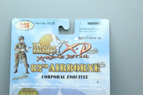 1:18 21st Century Toys Ultimate Soldier WWII US Army 82nd Paratrooper - Esquivel - Picture 3 of 6