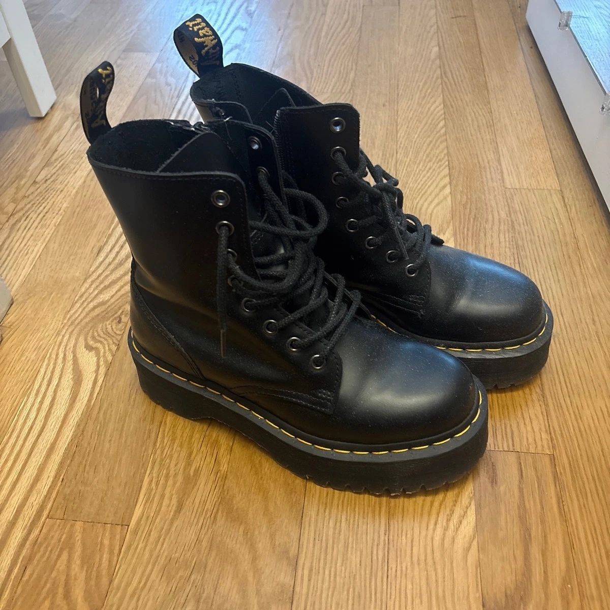 Dr. Martens Jadon Black Boots for Women for sale - eBay