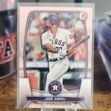 Topps 2023 Bowman Pink José Abreu Astros #67 Serial Numbered /175