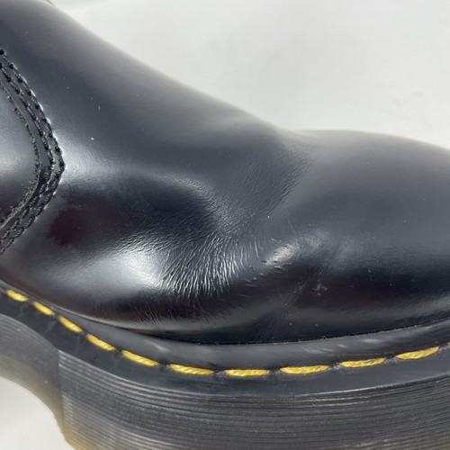 Dr. Martens 2976 Quad Platform Chelsea Boots Mens Size 8 Leather Slip On Shoes - Picture 18 of 23