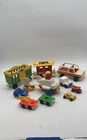 Vintage Fisher-Price Multicolor Little People Vehicles Toy Mixed Lot