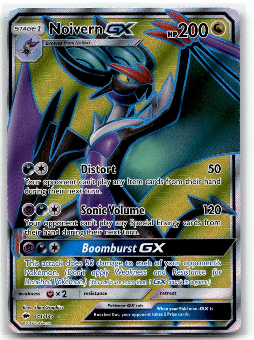 Noivern GX (Full Art) SM - Burning Shadows - Holofoil [141/147] - LP