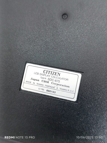 Citizen - Calculatrice SDC-875 - Photo 11/16