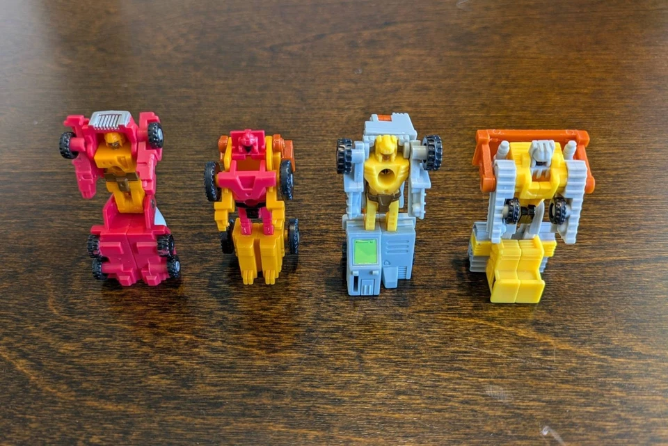 Transformers G1 Micromasters Construction Patrol Complete Set 1989 Vintage - Image 4 of 4