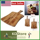 Acacia Wood Cutting Board 14x8.5 with Handle Serving Tray Charcuterie Board