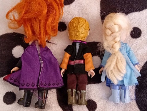 Disney Frozen 2 Reise Kleinkind Puppen Figuren 5" Anna Elsa Kristof - Bild 2 von 2