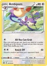 x4 Ambipom - 145/196 - Uncommon Pokemon SS11 Lost Origin M/NM