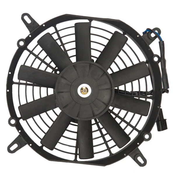 Conjunto de motor ventilador de refrigeración auxiliar condensador de CA para 00-04 Volvo S40 V40 Foto 2 de 2