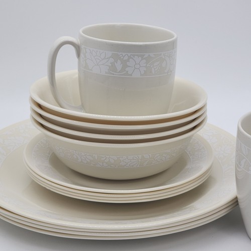 ♻️ Corelle  Whisper Sandstone Dinnerware Set 16-Pc  - Picture 1 of 8