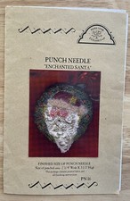 Enchanted Santa Homespun Elegance Ltd Punch Needle Pattern Only - No Cloth