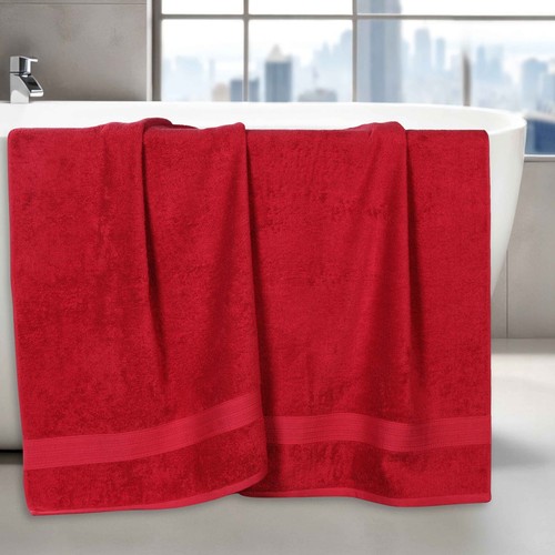 Eco-Friendly Ring Spun Cotton Absorbent Lightweight 2 Piece Bath Sheet Set - Picture 68 of 145