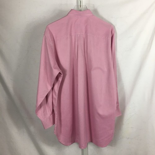 Camicia Oxford Robert Talbott Best of Class Uomo L/S Made in USA Rosa 16/35 - Foto 7 di 12