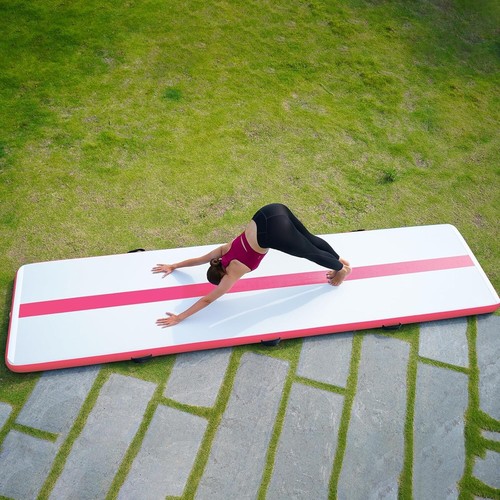 Portable 10ft Inflatable Gymnastics Training Mat - 4" Thick for Safety & Comfort - Picture 8 of 8
