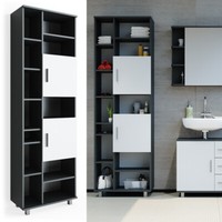 Badschrank Hochschrank Badregal Ilias 190X60Cm Badezimmerschrank Regal Vicco